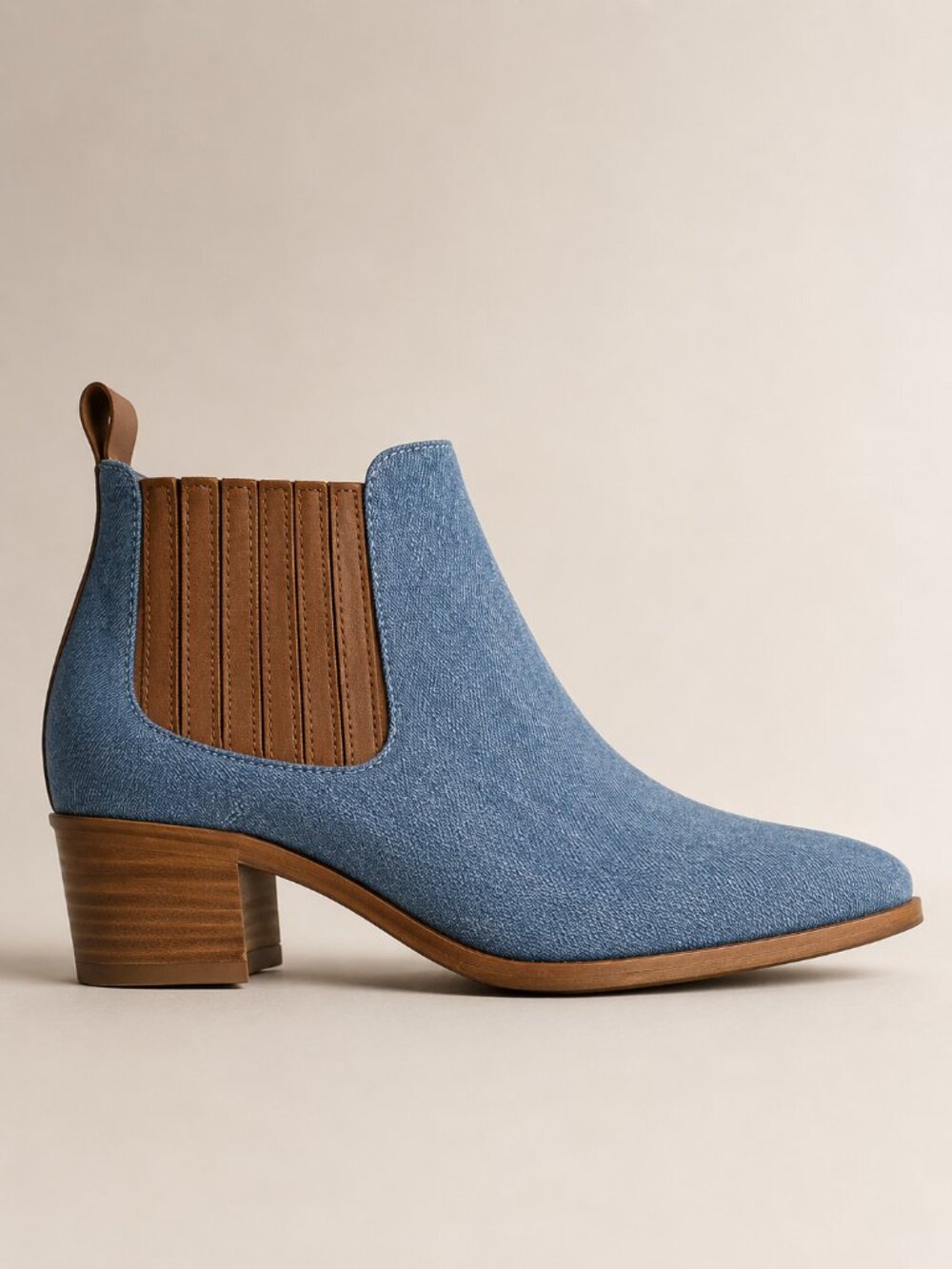 MODERN VICE Denim Handler Chelsea Boots
